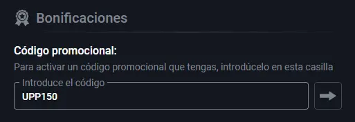 Código promociona de Pin Up