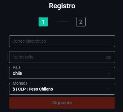 Registro en Pin Up Casino